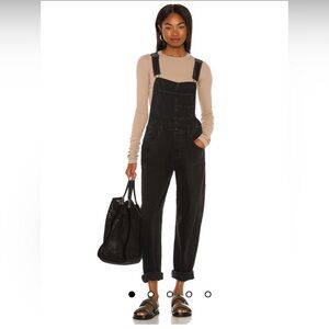 We The Free Ziggy Denim Overall in Mineral Black
Free People